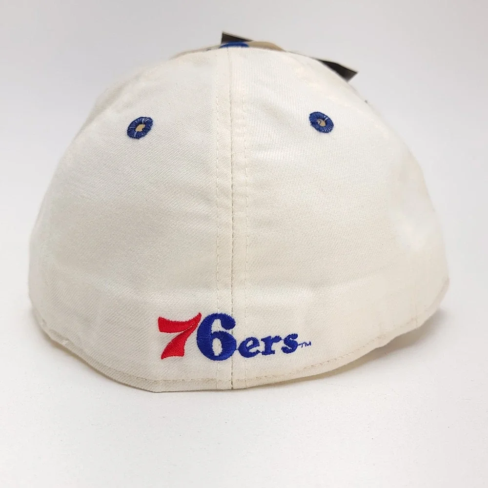 Philadelphia 76ers Hat Vintage New Era 5950 Pro Model Fitted Size 7 Wool‎ NBA